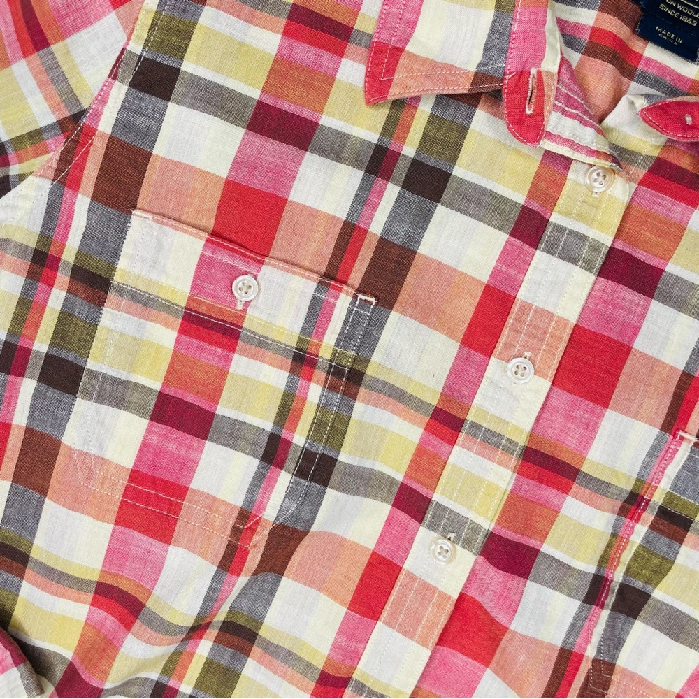 Pendleton Woman’s Plaid Cotton Button Front Long … - image 2